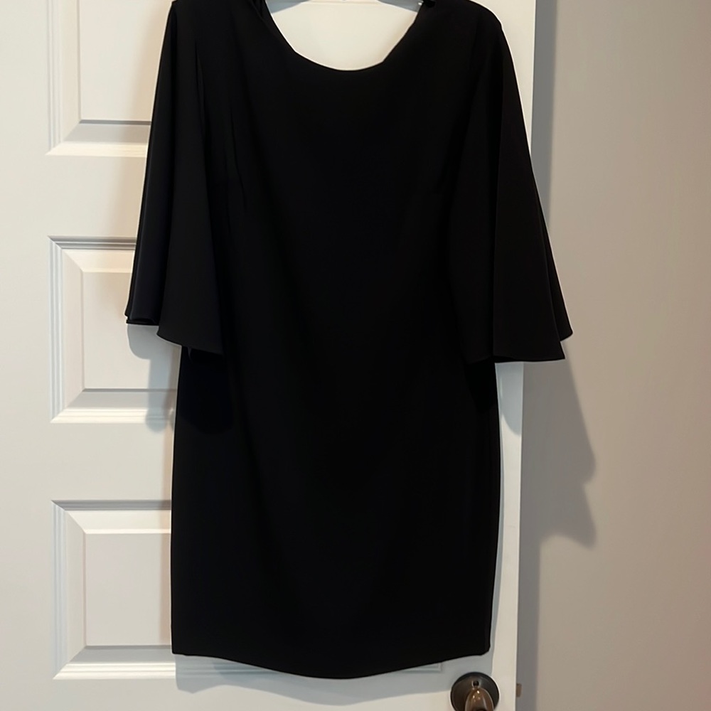 Lauren by Ralph Lauren flair sleeves dress